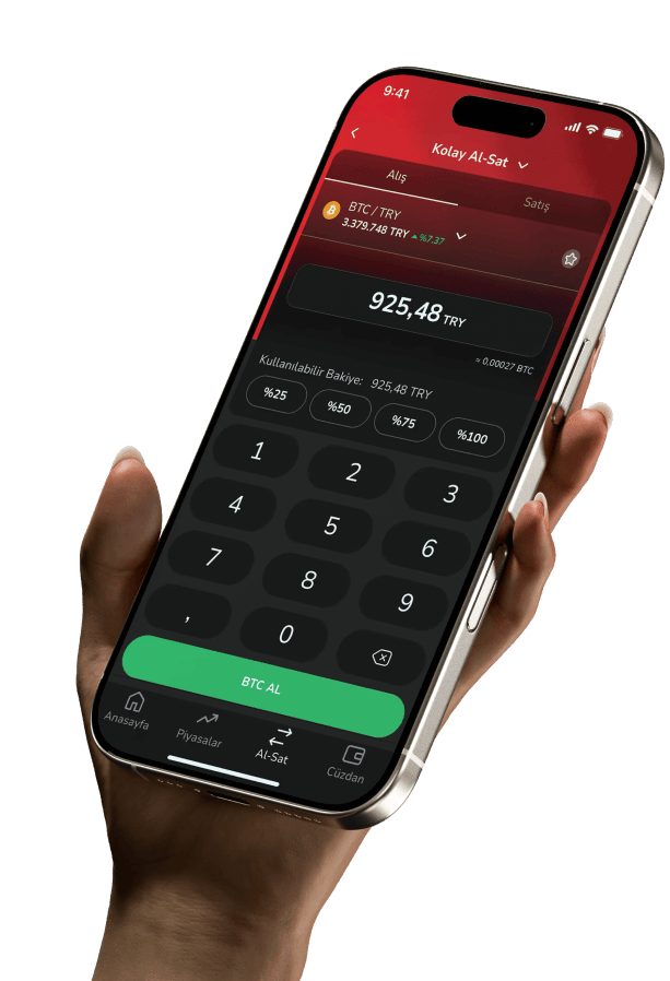 Yalnızca Birkaç Adımda
Kripto Para Sahibi Ol